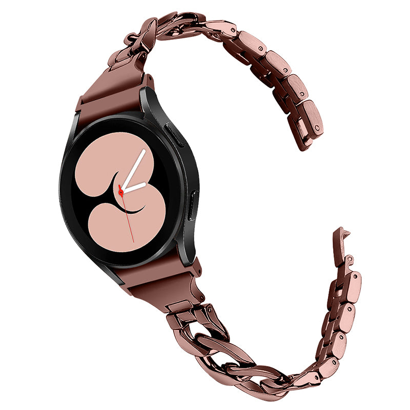 For Samsung Galaxy Watch4 Active 40mm 44mm Watch4 Classic 42mm 46mm Classical Chain Smartwatch Band Stainless Steel Bracelet Replacement Strap For Samsung Galaxy Watch4 Active 40mm 44mm Watch4 Classic 42mm 46mm Classical Chain Smartwatch Band Stainless Steel Bracelet Replacement Strap